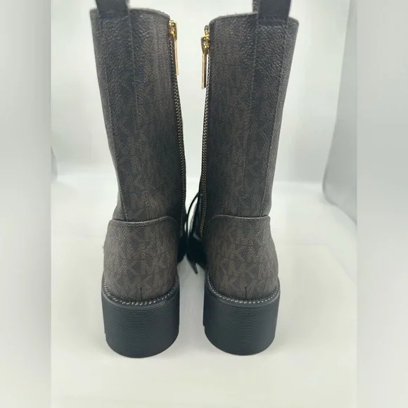 Michael Kors Bryce Combat Boots Women’s Size 8 - Like New, Blockbuster Price! - Picture 6 of 10